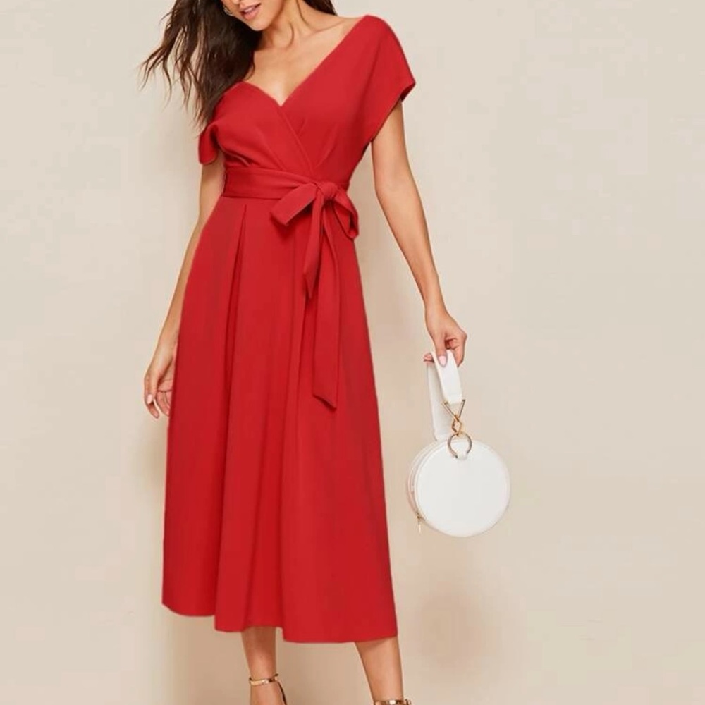 Belted dress